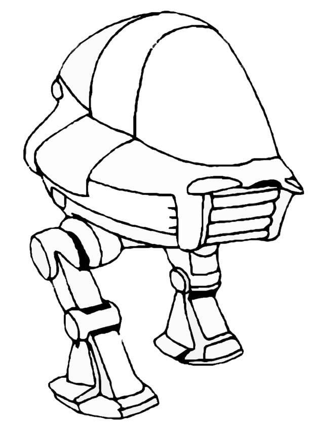 Coloriage robot