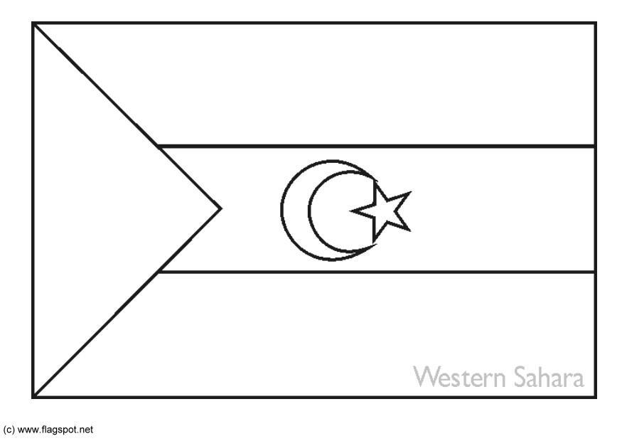 Coloriage sahara orienta