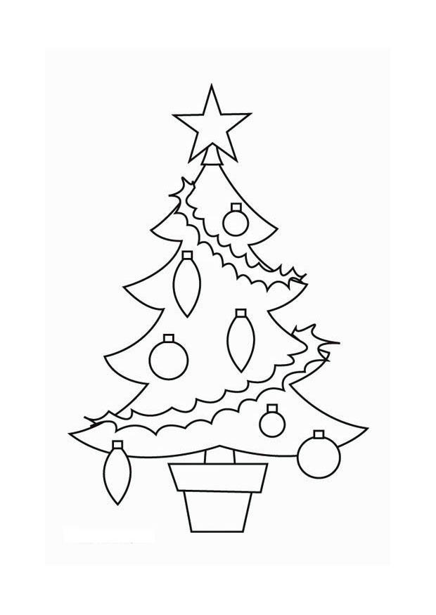 Coloriage sapin de noA«l