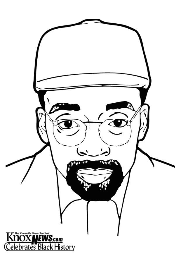 Coloriage spike lee