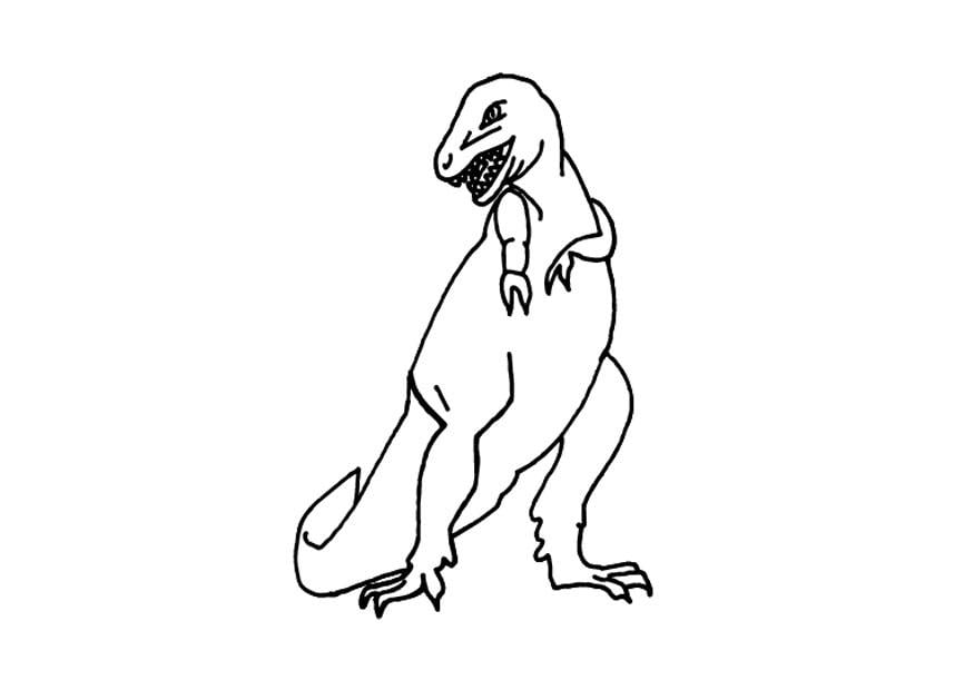 Coloriage t-rex