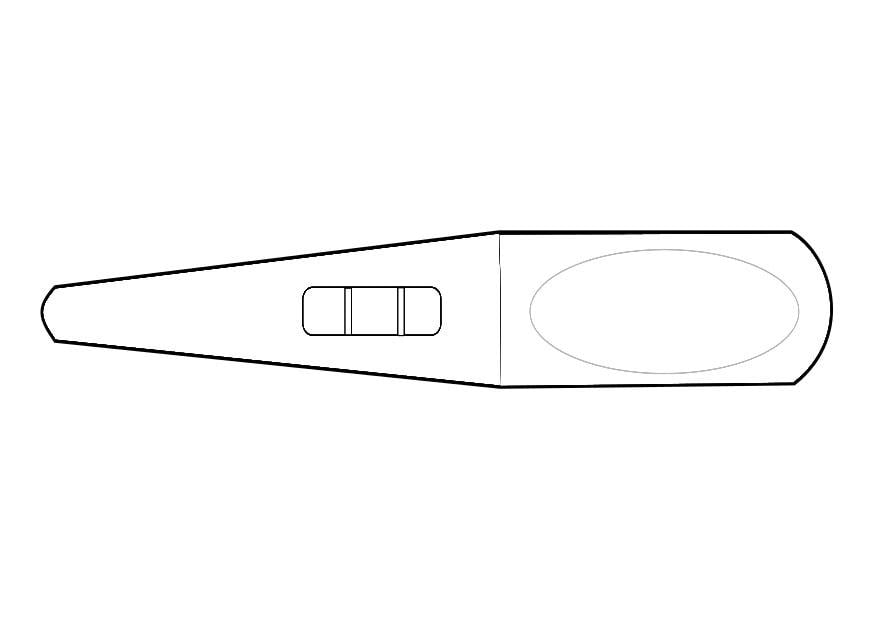 Coloriage test de grossesse