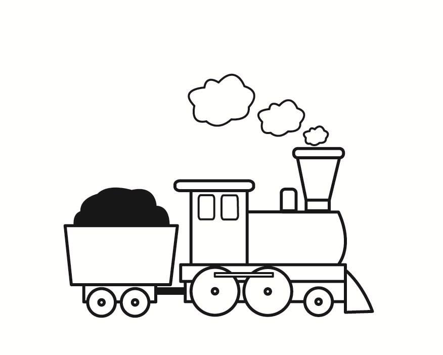 Coloriage train