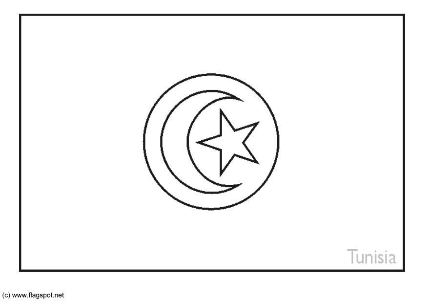 Coloriage tunisie