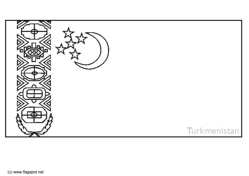 Coloriage turkmenistan