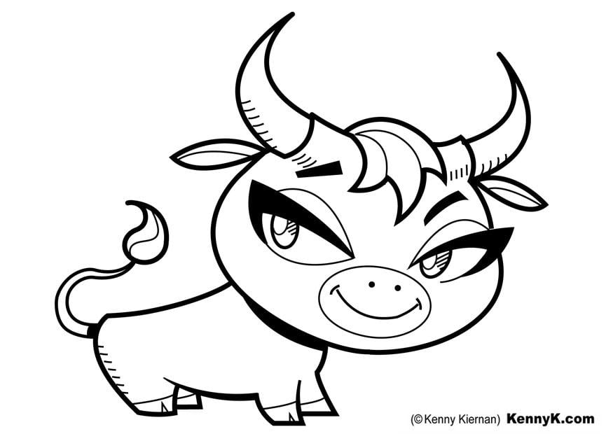 Coloriage vache