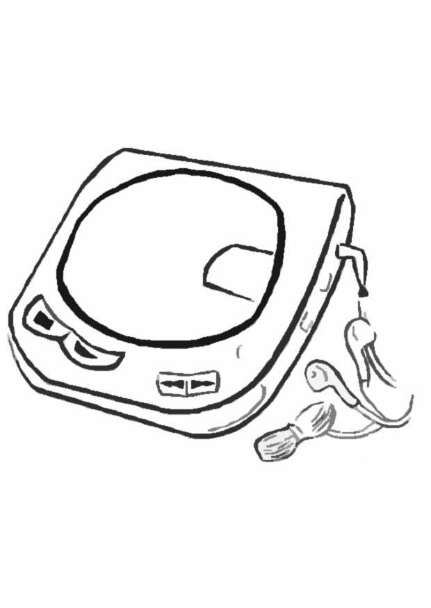 Coloriage walkman