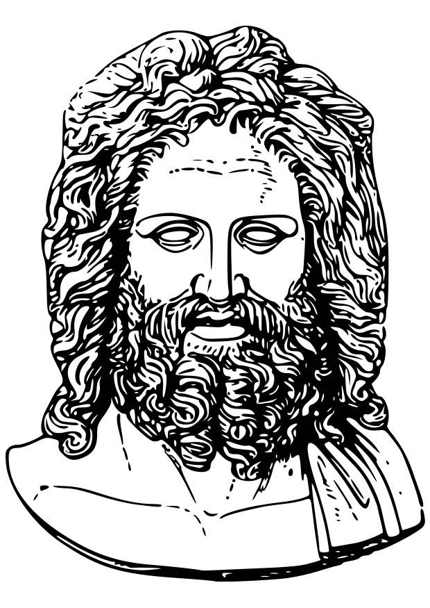 Coloriage zeus