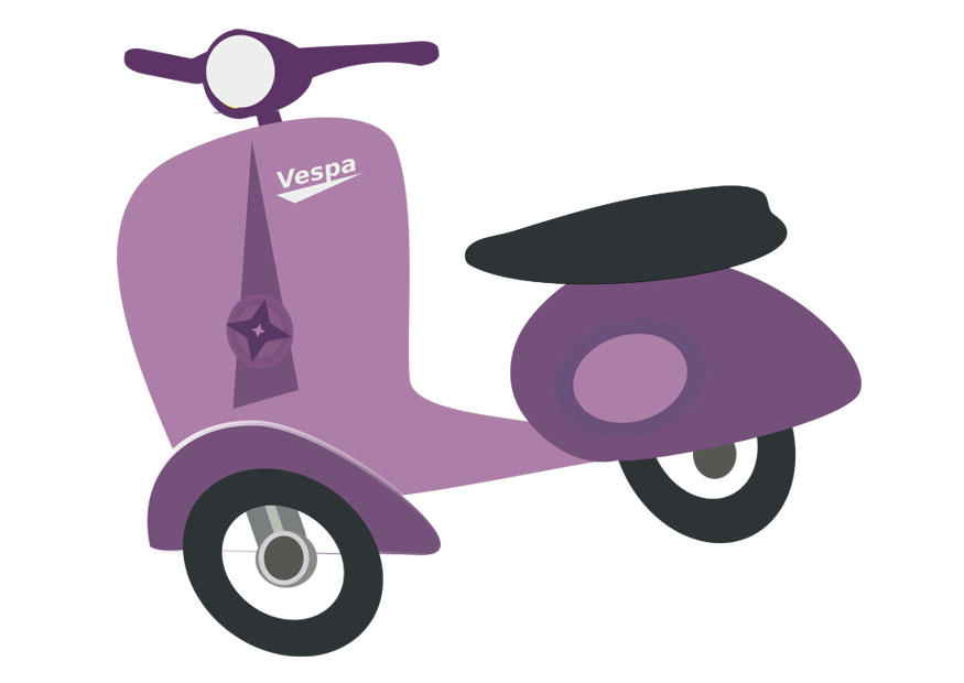 Image scooter - vespa