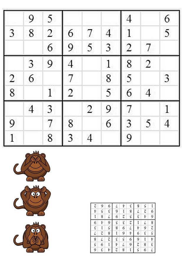 Image sudoku - singes