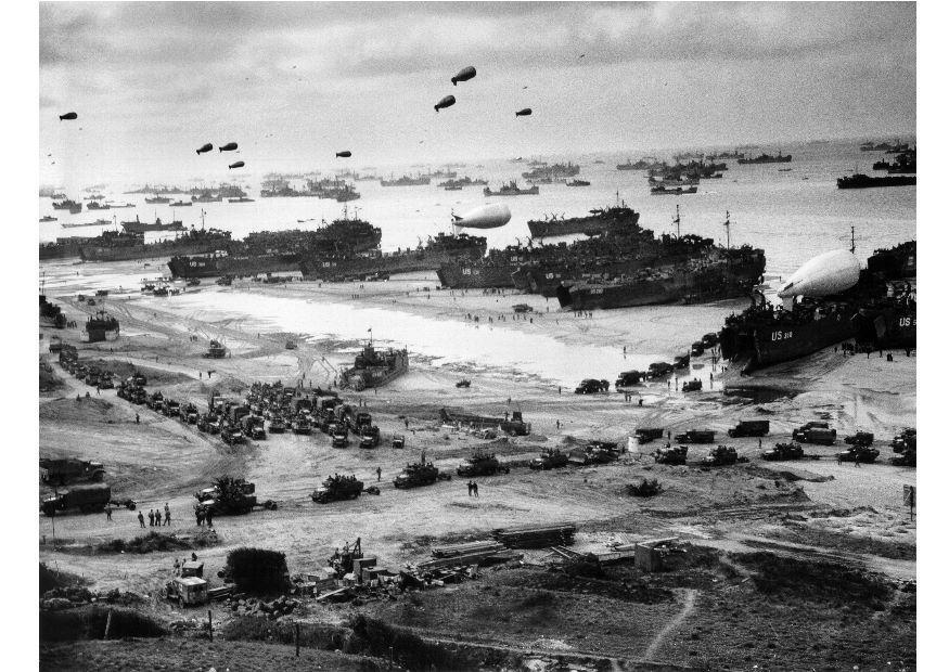 Photo bombardement de normandie