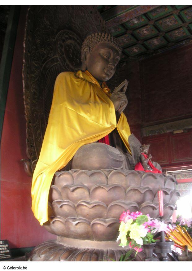 Photo bouddha dans le temple