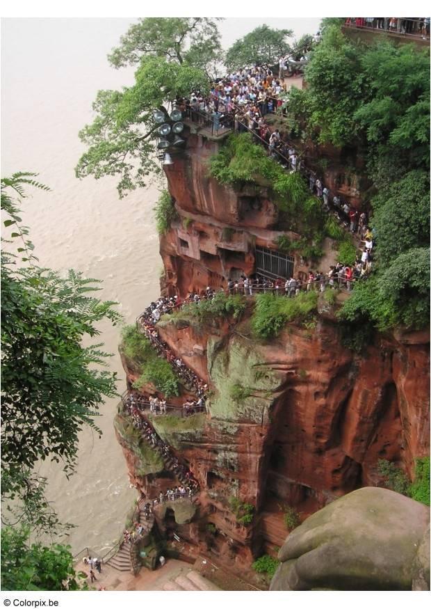 Photo bouddha de leshan