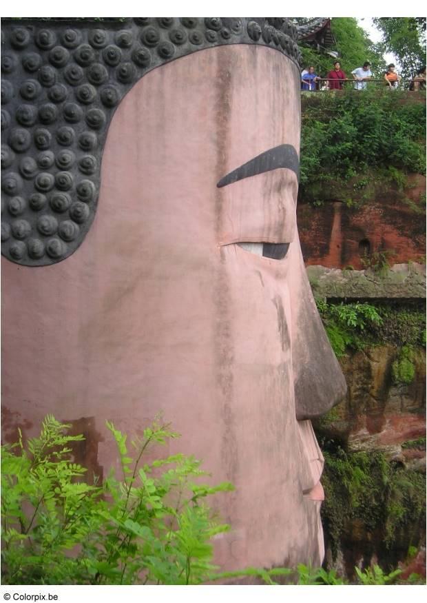 Photo bouddha de leshan