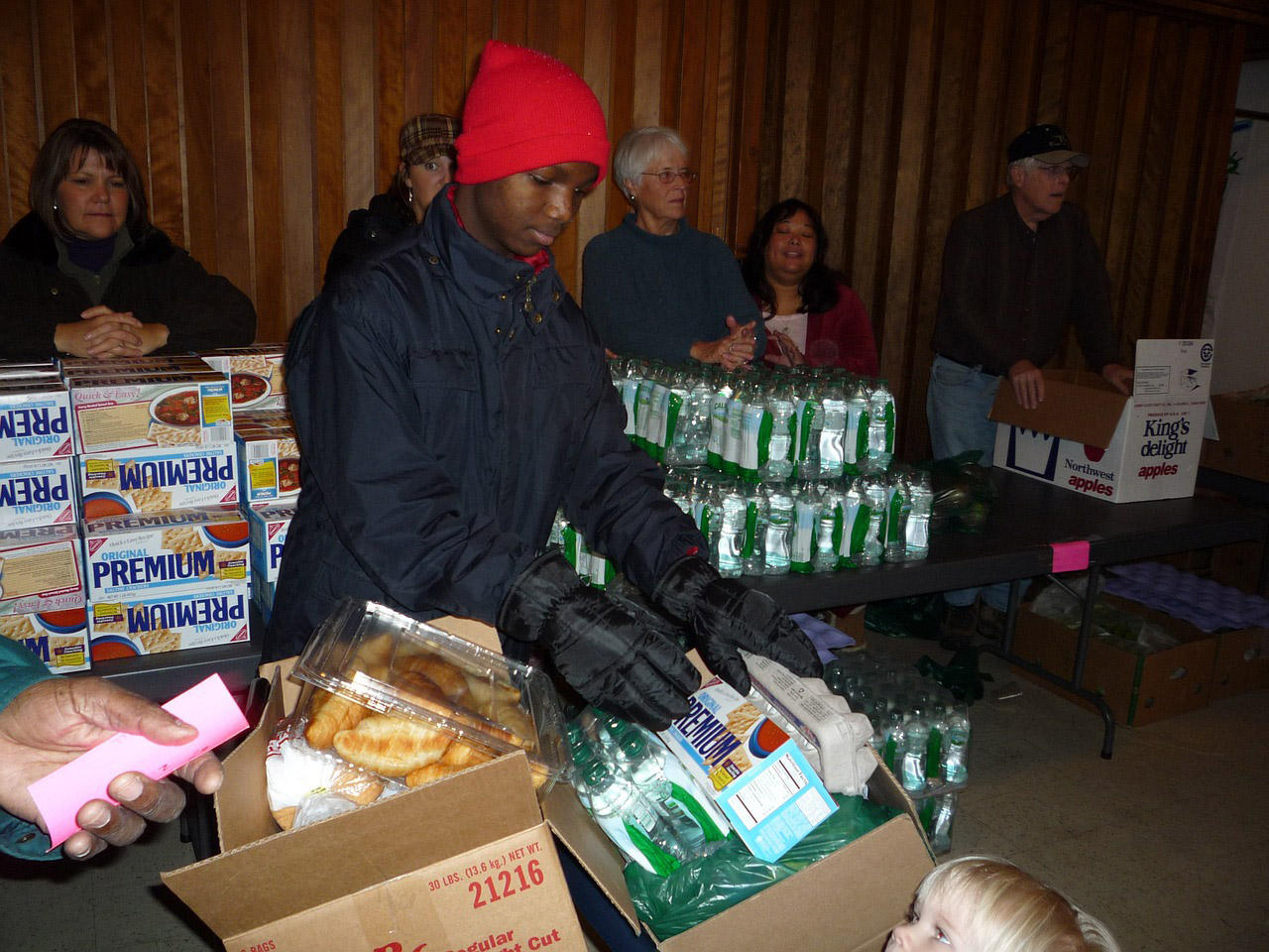 Photo distribution alimentaire