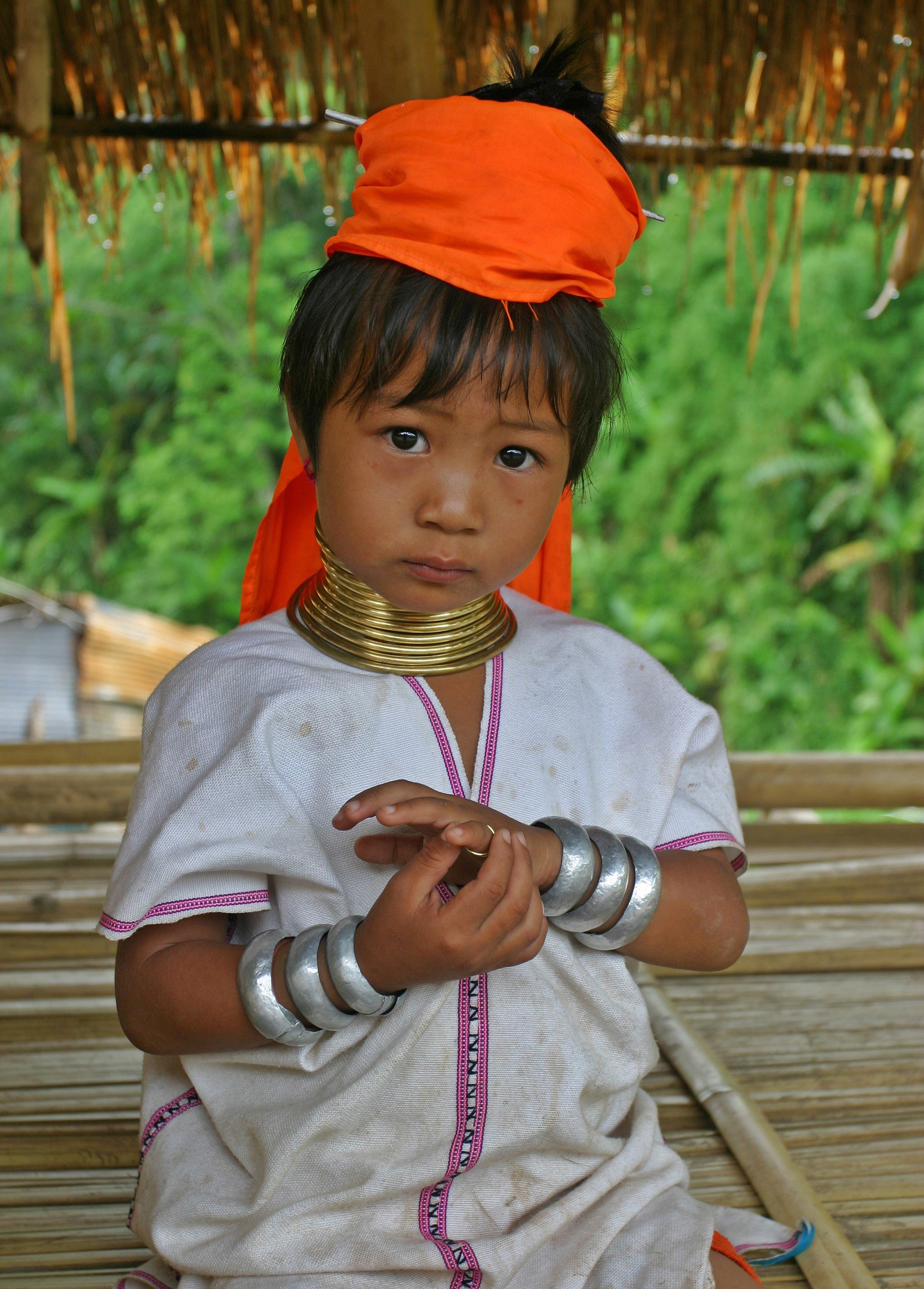 Photo fille de padaung