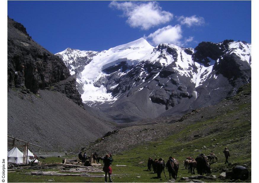 Photo frontiA¨re du tibet