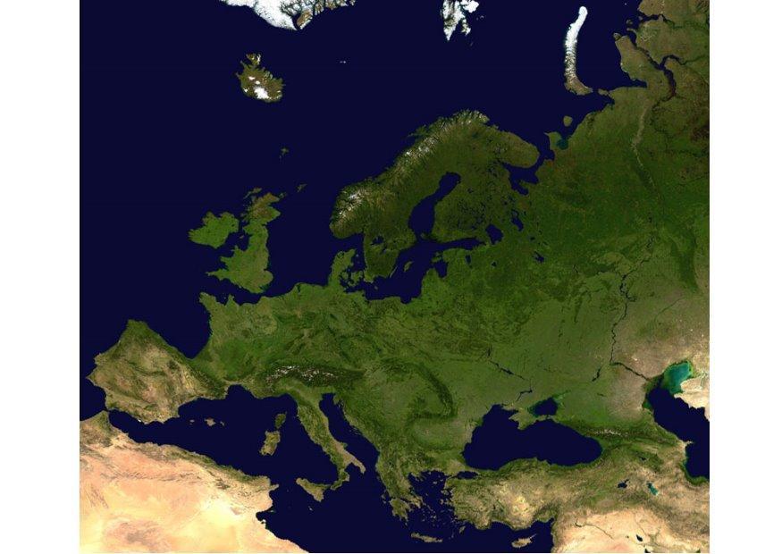 Photo image satelitte de leurope