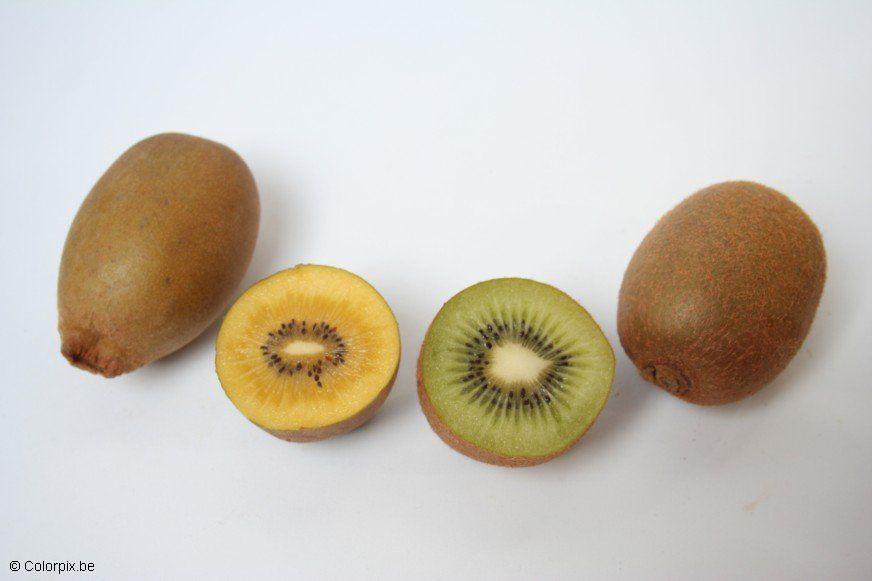 Photo kiwi jaune et kiwi vert