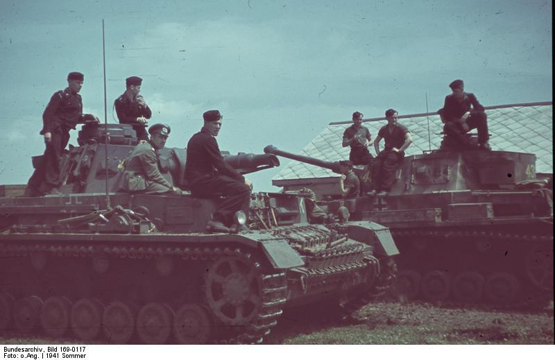 Photo la russie - soldats avec panzer iv