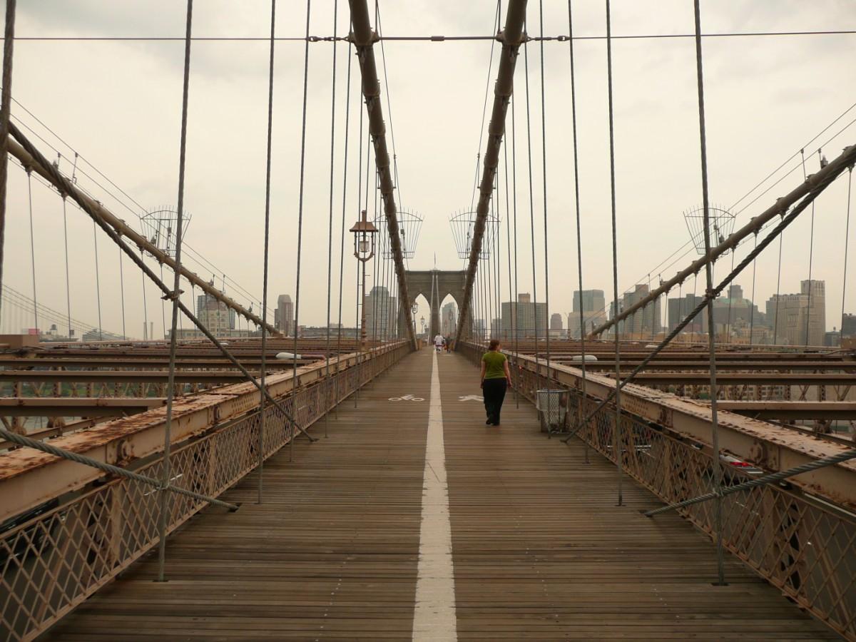 Photo new york - brooklyn bridge