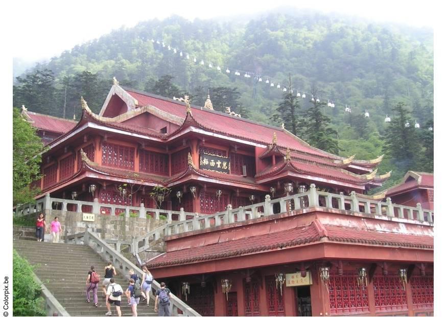 Photo temple au mont emei